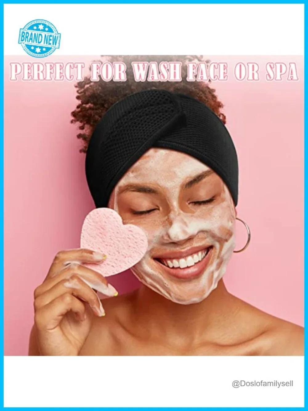 Mesh Hair Wrap for Sleeping Styling Makeup Adjustable Pixie Cut Headband